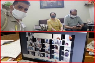 Central District DCP Sanjay Bhatia met online with senior citizens