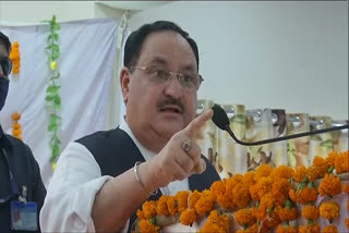 bjp national president jp nadda comments on Agricultural ordinance congress politics