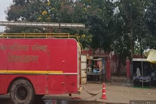 toilets cleaning fire by fire brigade
