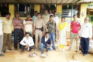 two arrested with wild boar mutton in gondia