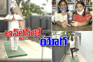 కొవిడ్ ఎఫెక్ట్ :‌ విద్య, యోగ, కళల సాధనకు ఆన్​లైన్ మంత్రం