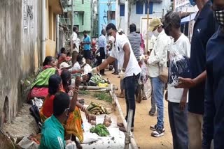 youth organization of Kendujhar distributed masks and made people aware of corona