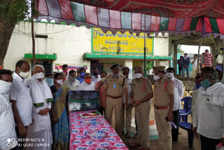 Installation of CCTV cameras for crime control at aamudalapalli in karimngar district