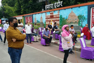 Officials from Delhi spoke to the people of Indore for cleaning