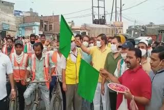 Cycle race held in Saharanpur