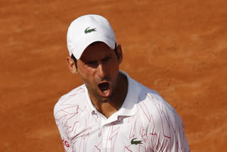 Djokovic beats Rudd 7-5,6-3 to reach final