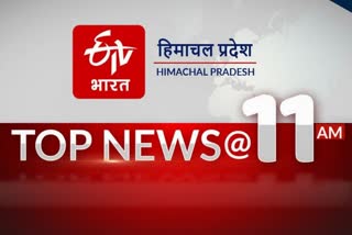 हिमाचल की 10 बड़ी खबरें @11 AM