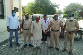 Sonipat police arrested wanted murder accused gangster