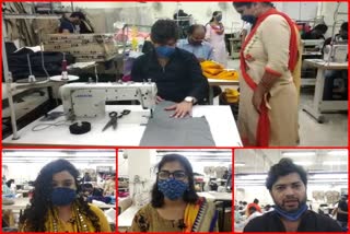 ummed Sanstha and Fashion Designer manish Manish Tripathi giving fashion designing training to women