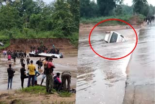 Close shave for 30 jawans as bus skids off flooded road near Bijapur, Chhattisgarh