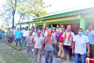 Party meeting of BJP at naoboicha lakhimpur assam etv bharat news