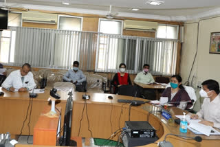 collector and others during meeting