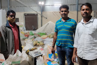 ration rice caught at suraram village