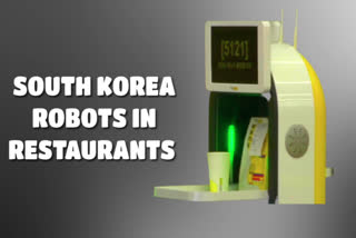 untact in seoul, robots serving food in south korea