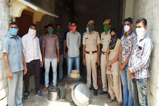 रानीवाड़ा पुलिस, boycott food of mess