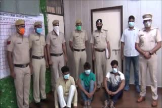 Palwal police arrested three accused of robbery