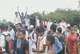 hailakandi a l chaudhuri college students protest