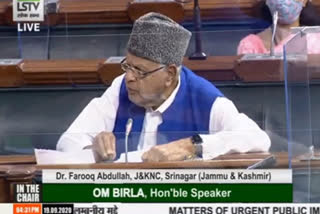 Article 370 should be restored for peace in J-K: Farooq Abdullah  ഫറൂഖ് അബ്ദുള്ള  കശ്മീരിന്‍റെ പ്രത്യേക പദവി  ആര്‍ട്ടിക്കിള്‍ 370  കശ്മിര്‍ പ്രത്യേ ക പദവി സംബന്ധിച്ച് ഫറൂഖ് അബ്ദുള്ള