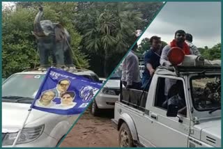 Kaimur: BSP leader Vikas Patel has started campaigning