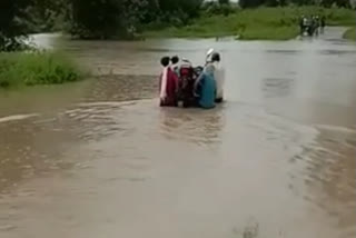 Flood in the magaramod stream