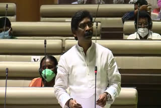 cm hemant targeted the center and the previous government on the last day of the monsoon session