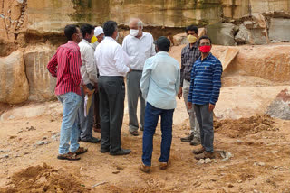 enc ravindhar rao visitation yadadri temple reconstruction works