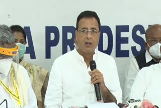 Randeep Singh Surjewala Press Meet at Bengaluru