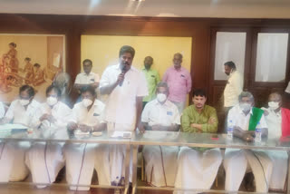 dmk all party meet  held at trichy