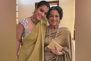 kajol on tanuja's birthday