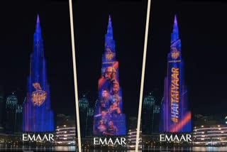 IPL 2020: MI vs KKR - Burj Khalifa lights up for Kolkata Knight Riders