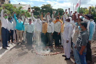 farmers agitation  In parbhani