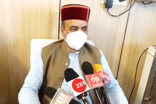 Health Minister Rajiv Saizal on Bilaspur tour