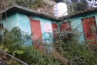 Public toilets closed for many years in Nakrod market of Chamba