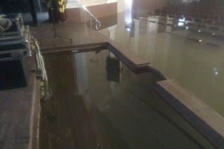 Rain damages Damodar Hall theater