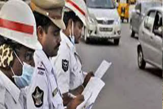 Traffic police have been fined