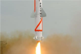 Indigenously developed Prithvi-II missile testfired