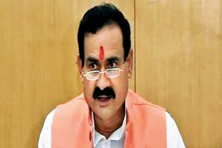 Narottam Mishra without mask