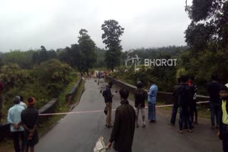 Shimogga: Ranjadakatte bridge collapsed