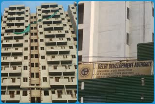 DDA flat being constructed for slum dwellers in Govindpuri incomplete