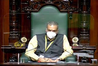 Speaker appealed to the minister for wear a mask