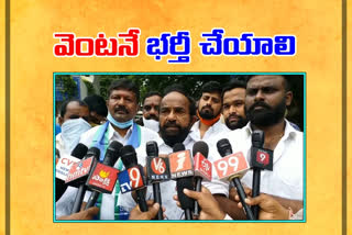 r krishnaiah said KCR is acting in a way that benefits the contractors
