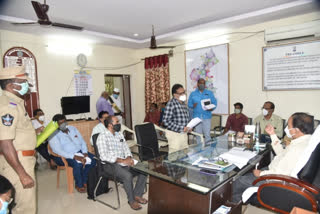 rdo review meeting on polycet exams in Vijayanagaram