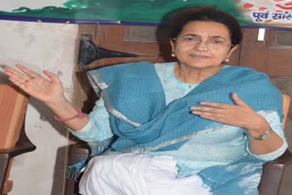 kiran Chaudhary statement on haryana corona patients treatment fund