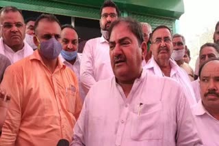 Abhay Chautala protest against Agriculture Bill in Ambala