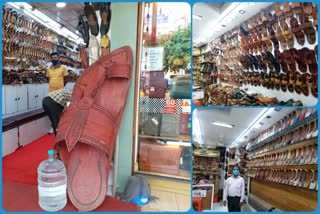 Demand for famous Kolhapuri chappals decreased in Corona period