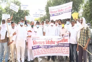 Villagers protest against village joining Municipal Corporation