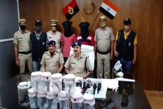 two Arrested with illegal weapons in gurugram