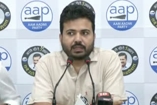 aap mcd incharge durgesh pathak press conference