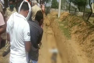 young man died in chak village sikar,  dead body found in dantaramgarh