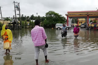 Artificial flood at Barpeta Civil Hospital